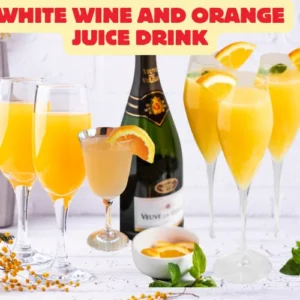 White Wine And Orange Juice Drink