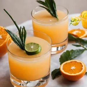 Mezcal Orange Juice Cocktail