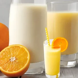 Milk And Orange Juice Spanish Drink