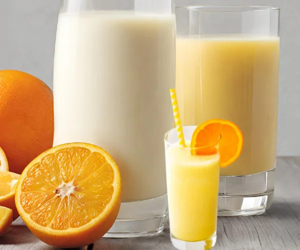 Milk And Orange Juice Spanish Drink