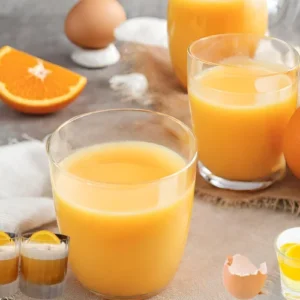 Orange Juice Egg Drink