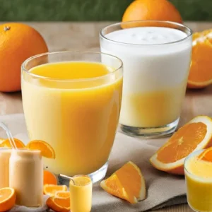 Yogurt and Orange Juice