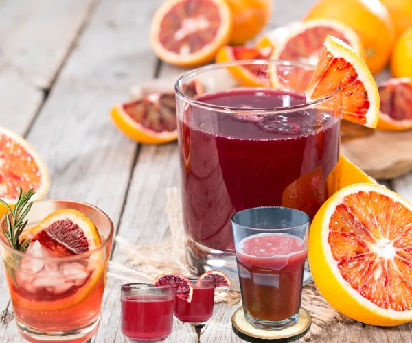 Sparkling Blood Orange Juice