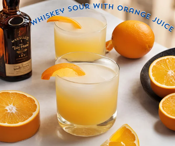 Whiskey Sour With Orange Juice