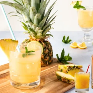 Cognac And Pineapple Juice