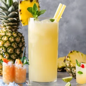 Mocktail With Pineapple Juice