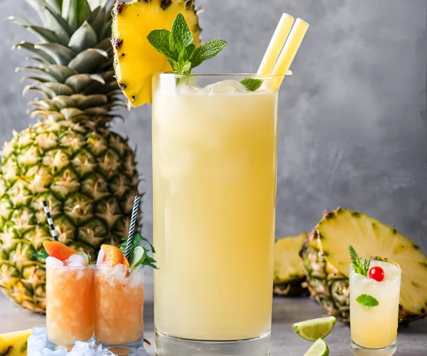 Mocktail With Pineapple Juice