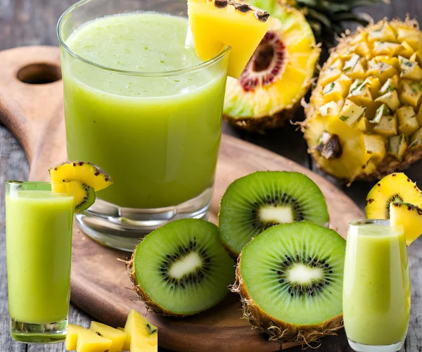 Pineapple Kiwi Juice