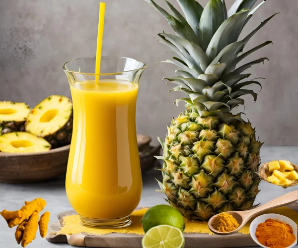 Pineapple And Turmeric Juice