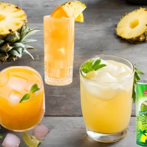 Virgin Drinks With Pineapple Juice