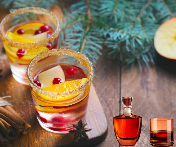 Cranberry Orange Whiskey Sour