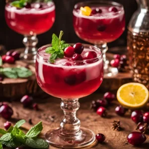 Cranberry Whiskey Sour