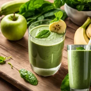 Spinach Banana Apple Smoothie