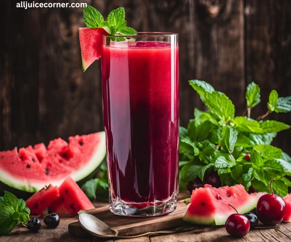 Watermelon Cherry Berry Beet Juice