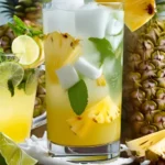 Pineapple Coconut Mojito Mocktail