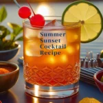 Summer Sunset Cocktail