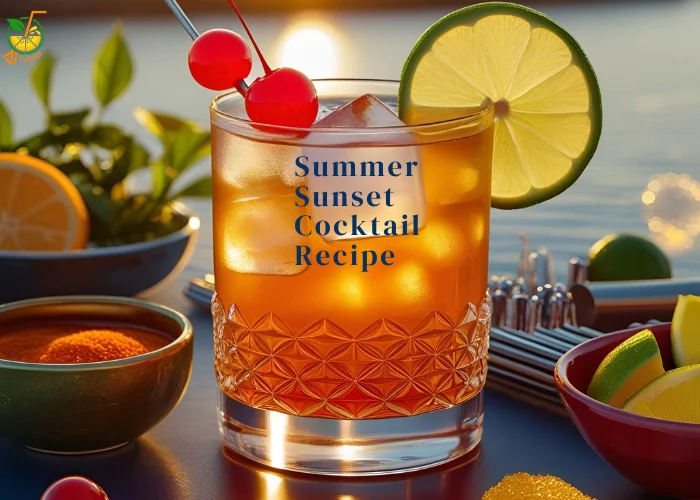 Summer Sunset Cocktail
