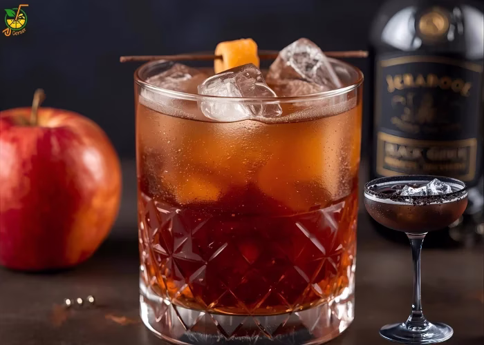 Black Magic Apple Cider Cocktail