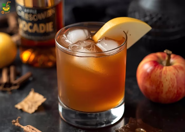 Caramel Vodka Apple Cider Cocktail