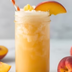 Homemade Peach Slurpee