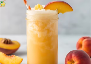 Homemade Peach Slurpee