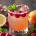 Raspberry Peach Lemonade
