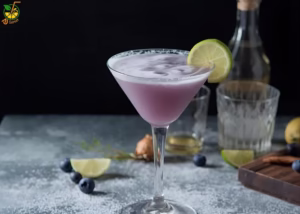 Frostbite Blueberry Martini Cocktail