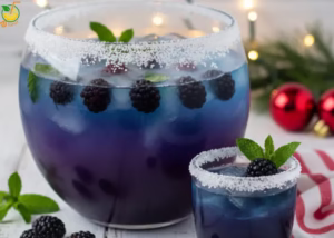 Midnight Frost Christmas Punch