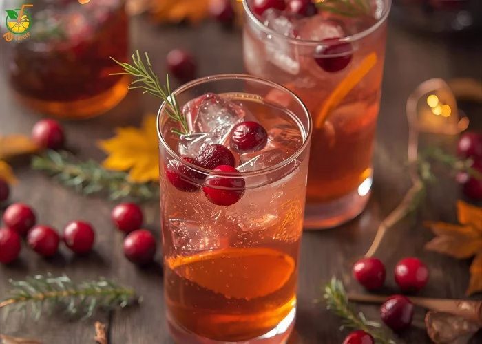 Thanksgiving Cranberry Spritzer Recipe