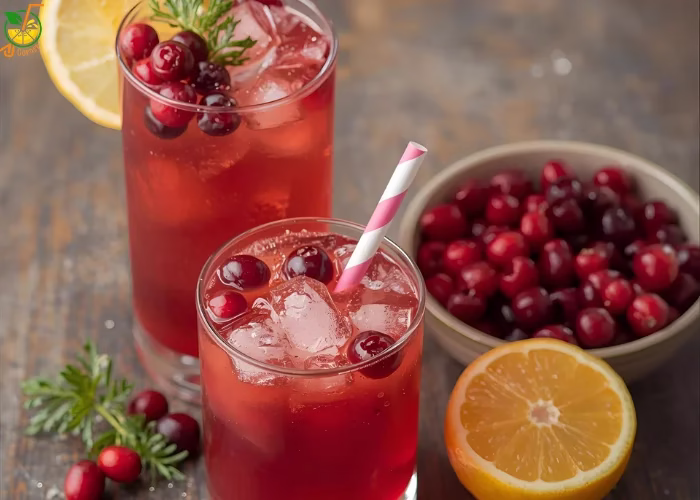 Thanksgiving Cranberry Spritzer