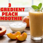3 ingredient peach smoothie