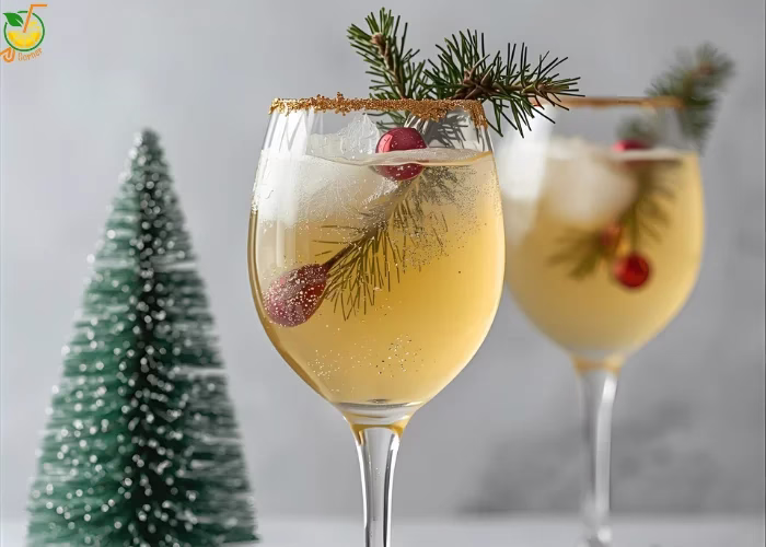 Christmas Tree Spritz Mocktail Recipe
