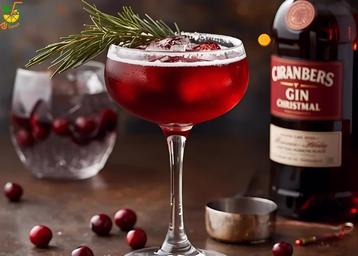 Cranberry Gin Christmas Cocktail