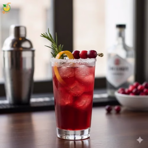 Cranberry Gin Fizz