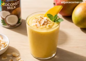 Mango Coconut Milk Smoothie