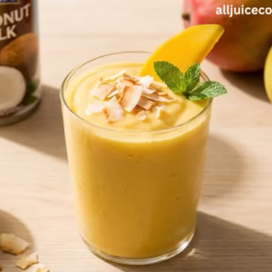 Mango Coconut Milk Smoothie