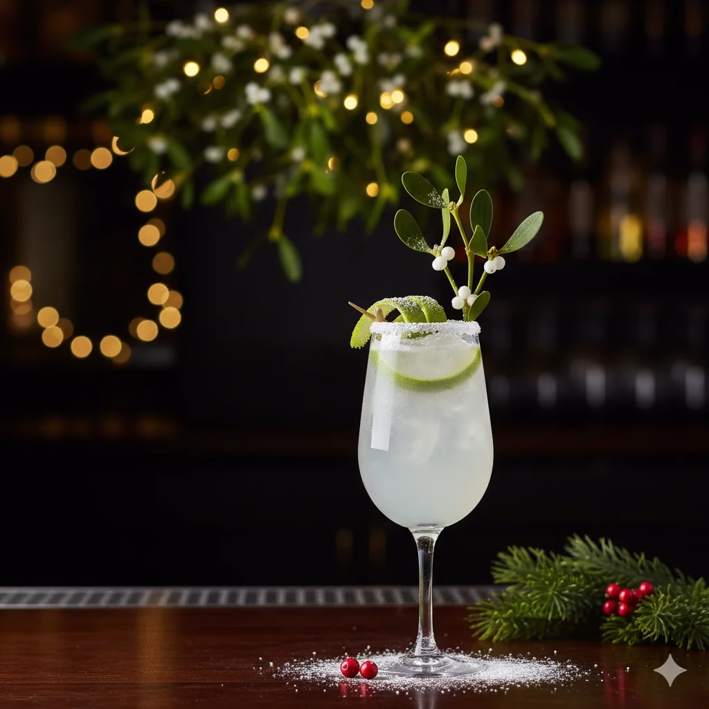 Mistletoe Gin Fizz