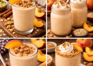 Peach Cobbler Smoothie