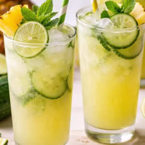 Pineapple Cucumber Agua Fresca