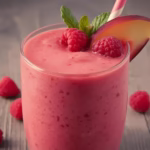 Raspberry Peach Smoothie