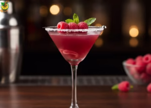 Raspberry Vodka Martini