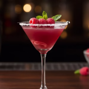 Raspberry Vodka Martini