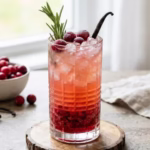 Vanilla Cranberry Crush Mocktail