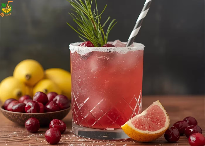 Vanilla Cranberry Crush Mocktail Recipe