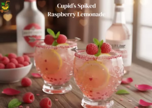 Cupid’s Spiked Raspberry Lemonade