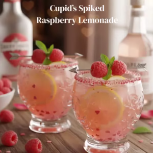 Cupid’s Spiked Raspberry Lemonade