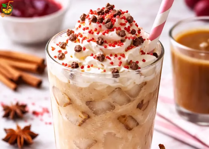Iced Cherry Chai Latte