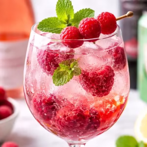 Raspberry Moscato Cocktail
