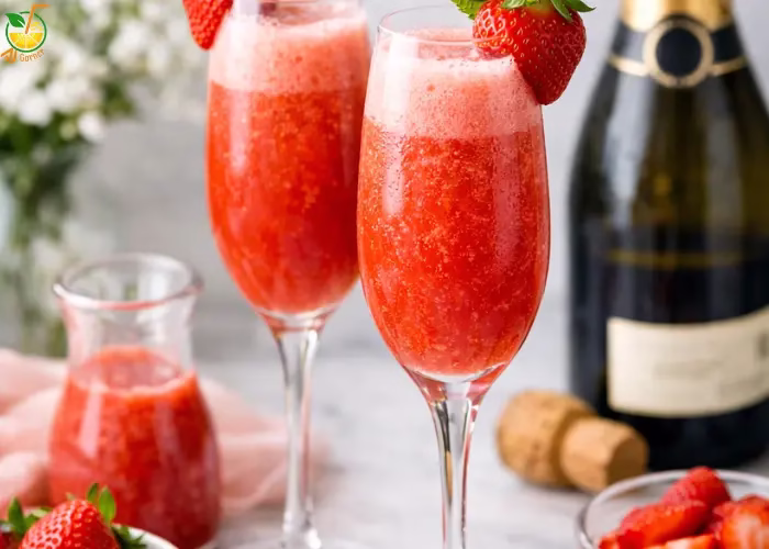 Strawberry Bellini Cocktail Recipe