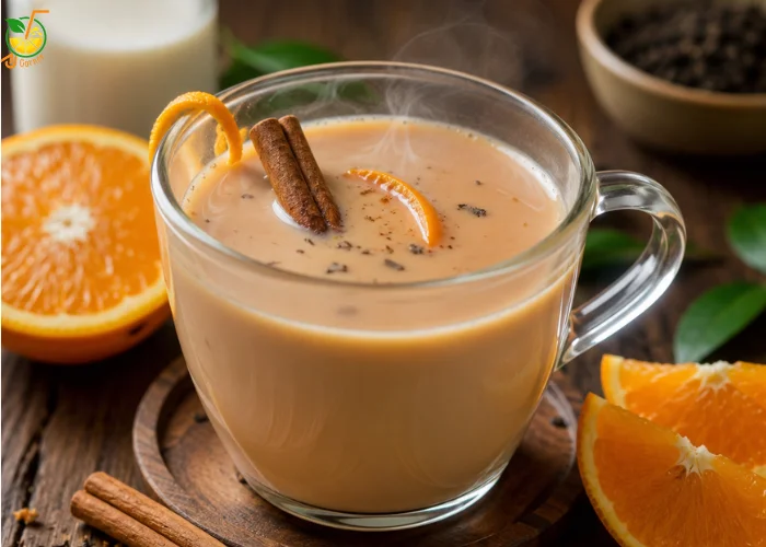 Orange Cinnamon Milk Tea